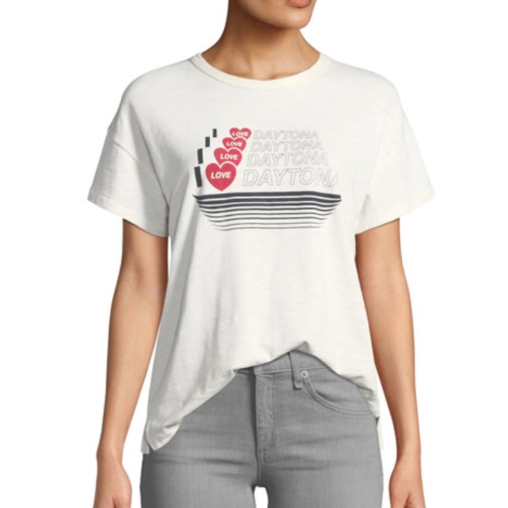 I Love Daytona Crewneck Short-Sleeve Cotton Tee